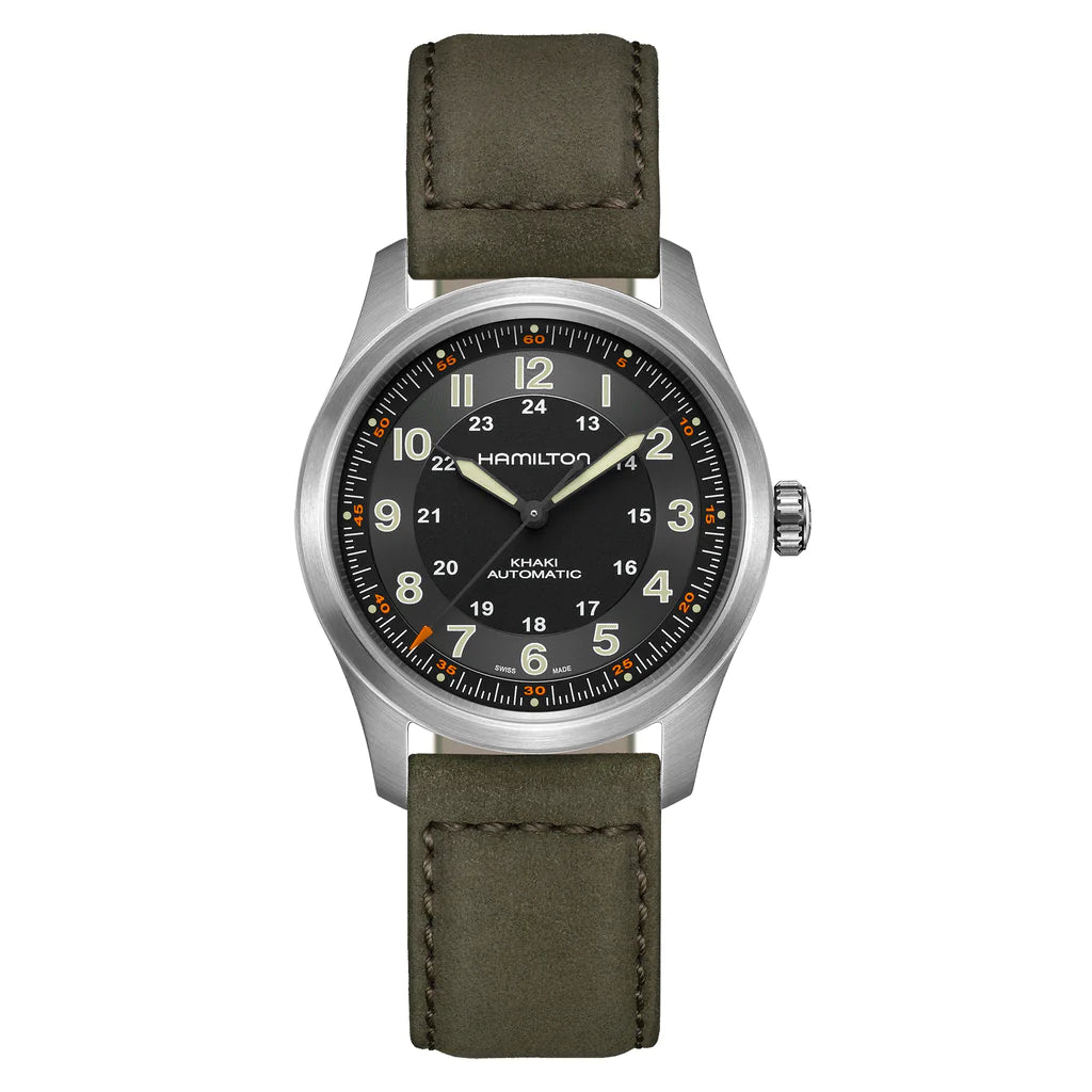 Hamilton Khaki Field Titanium Auto Men's Black Watch H70205830