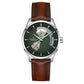 Ανδρικό καφέ ρολόι Hamilton Jazzmaster Open Heart Auto H32675560 