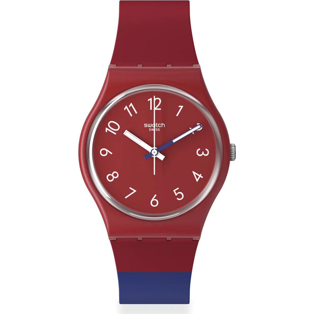 Swatch Colore Blocco New Season Women's Red Watch SO28R112