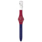 Γυναικείο κόκκινο ρολόι Swatch Colore Blocco New Season SO28R112 