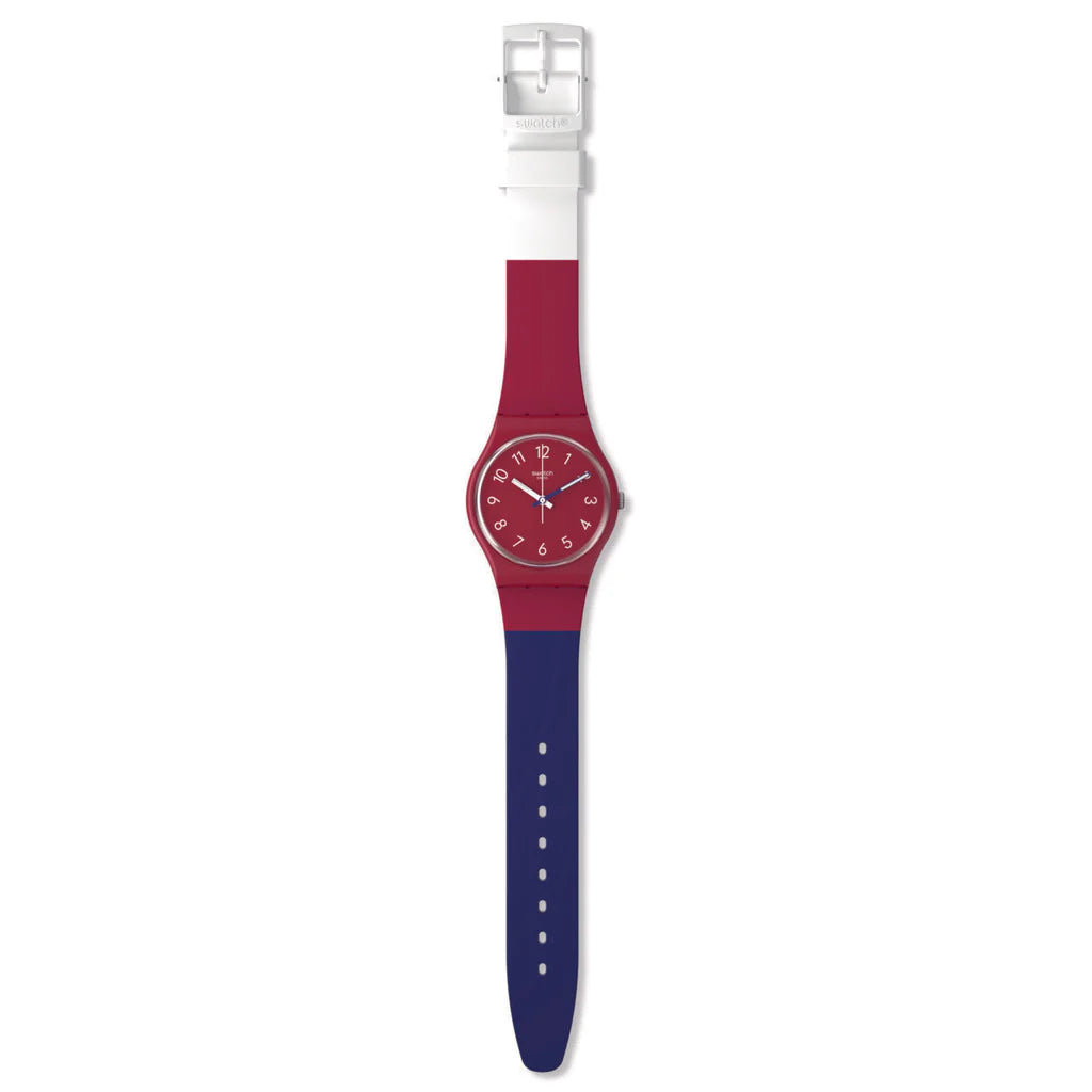 Swatch Colore Blocco New Season Women's Red Watch SO28R112