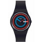 Ανδρικό ρολόι Swatch Circling μαύρο SO28B706 