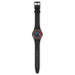 Ανδρικό ρολόι Swatch Circling μαύρο SO28B706 