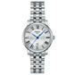 Γυναικείο ασημένιο ρολόι Premium Tissot Carson T122.210.11.033.00 