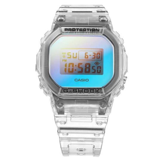 Casio G-Shock Men's Transparent Watch DW-5600SRS-7ER