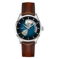 Ανδρικό καφέ ρολόι Hamilton Jazzmaster Open Heart Auto H32675540 