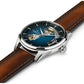 Ανδρικό καφέ ρολόι Hamilton Jazzmaster Open Heart Auto H32675540 