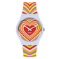 Γυναικείο έγχρωμο ρολόι Swatch Groovy Love Bioceramic New Season SO31S100 