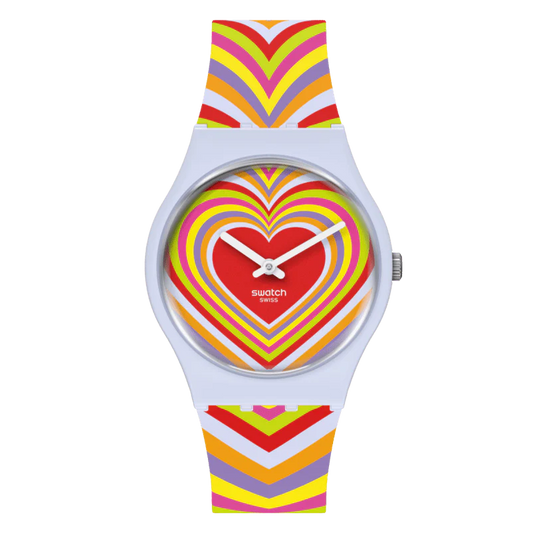 Swatch Groovy Love Bioceramic New Season Women's Colored Watch SO31S100