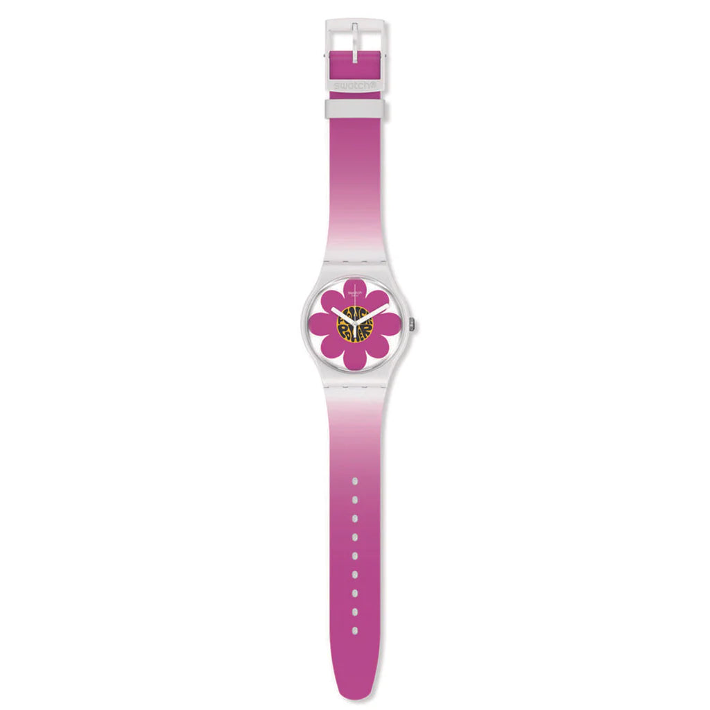 Swatch Flower Hour Bioceramic New Season Women's Pink Watch SO32M104