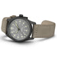 Ανδρικό γκρι ρολόι Hamilton Khaki Field Titanium Auto H70215880 