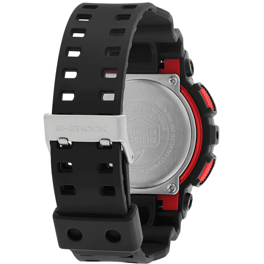 Ανδρικό μαύρο ρολόι Casio G-Shock GA-100-1A4ER 