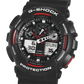 Ανδρικό μαύρο ρολόι Casio G-Shock GA-100-1A4ER 
