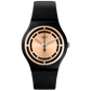 Ανδρικό μαύρο ρολόι Swatch Clear Sign Bioceramics New Season SO32B116 