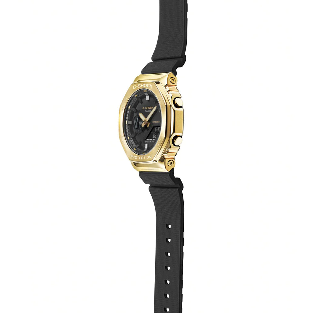 Ανδρικό χρυσό ρολόι Casio G-Shock GM-2100G-1A9ER G 