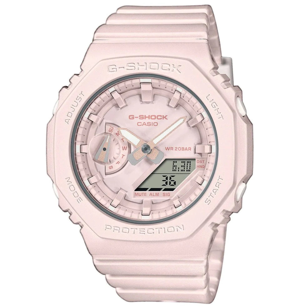Γυναικείο ροζ ρολόι Casio G-Shock GMA-S2100BA-4AER 