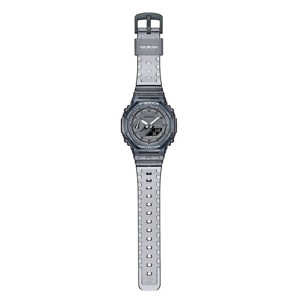 Γκρι ρολόι Casio G-Shock Unisex GMA-S2100SK-1AER 