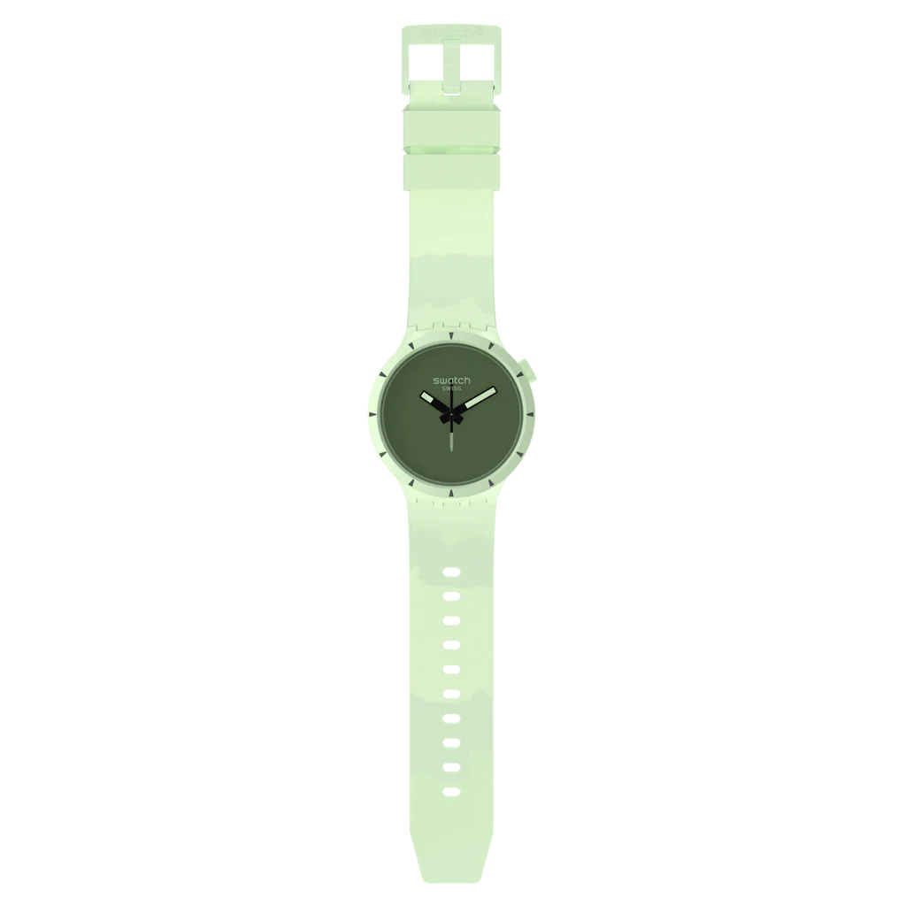 Swatch Big Bold Bioceramic Forest Ladies Watch SB03G100