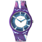 Ανδρικό ρολόι μωβ Swatch Gohan X Swatch Dragon Ball Z SUOZ345 