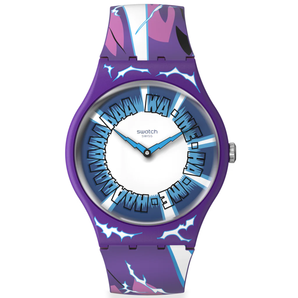 Swatch Gohan X Swatch Dragon Ball Z Men's Purple Watch SUOZ345