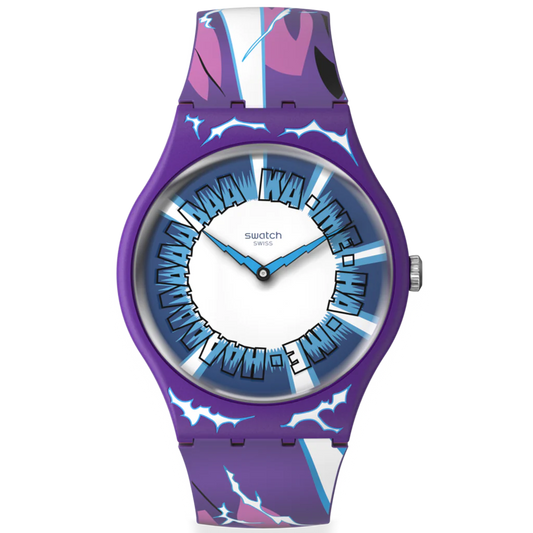 Swatch Gohan X Swatch Dragon Ball Z Men's Purple Watch SUOZ345