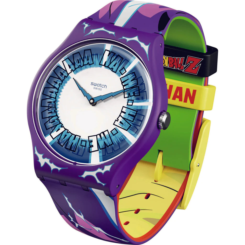 Swatch Gohan X Swatch Dragon Ball Z Men's Purple Watch SUOZ345