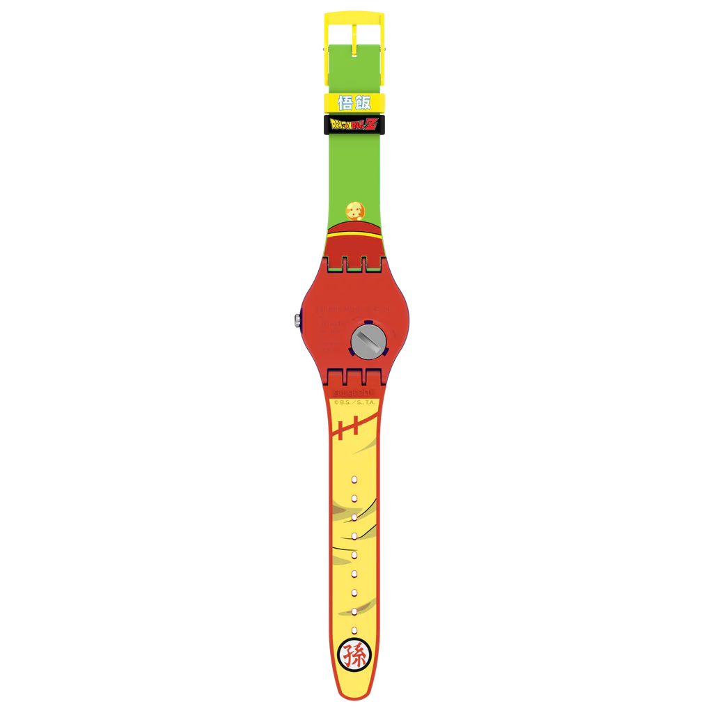 Swatch Gohan X Swatch Dragon Ball Z Men's Purple Watch SUOZ345