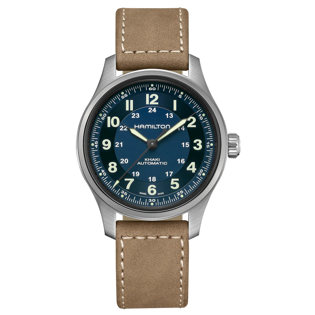 Hamilton Khaki Field Titanium Auto Men's Brown Watch H70545540