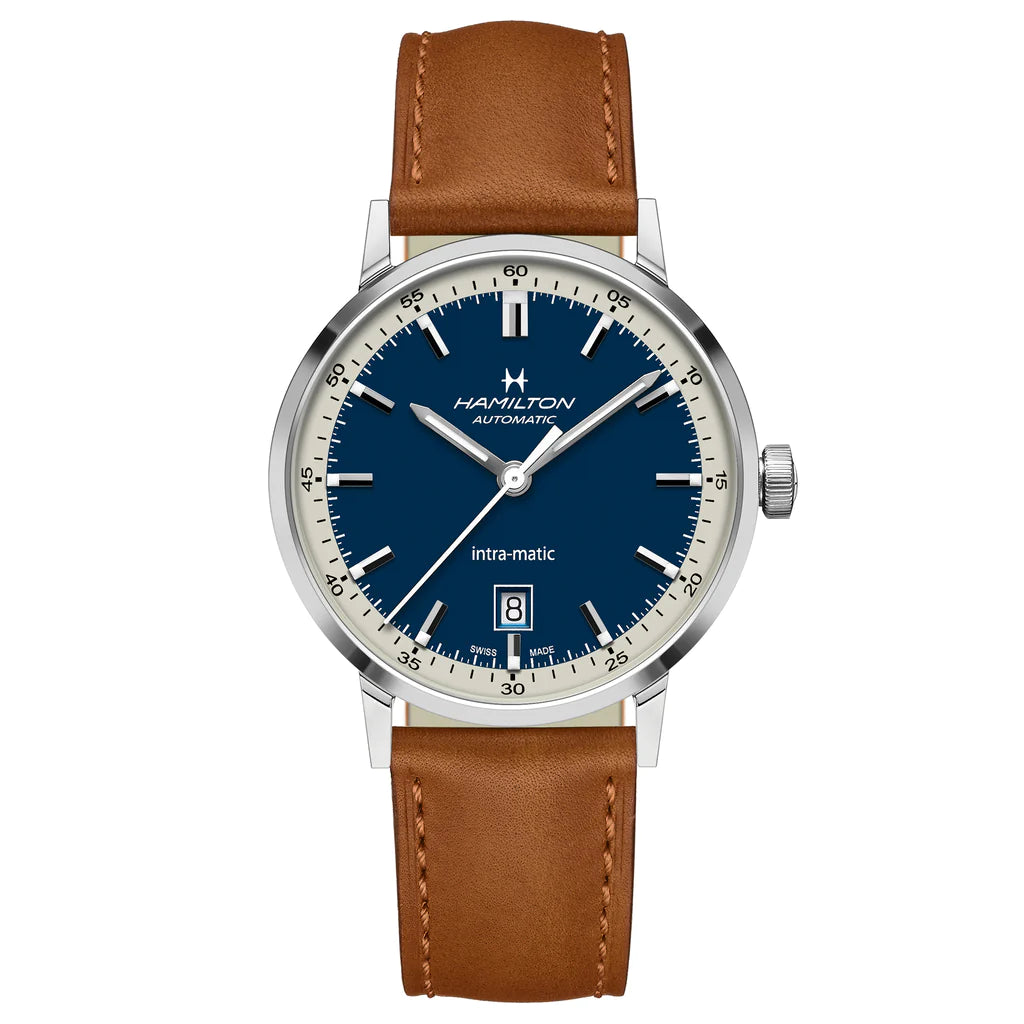 Hamilton American Classic Intramatic Auto Men's Blue Watch H38425540