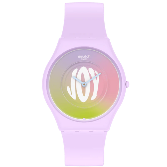 Swatch Time For Joy Bioceramic Skin Women's Purple Watch SS09V101