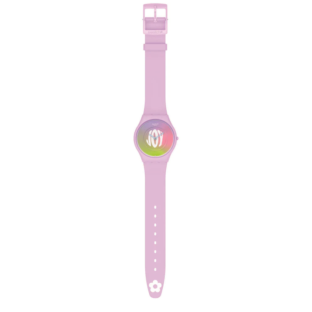 Swatch Time For Joy Bioceramic Skin Women's Purple Watch SS09V101