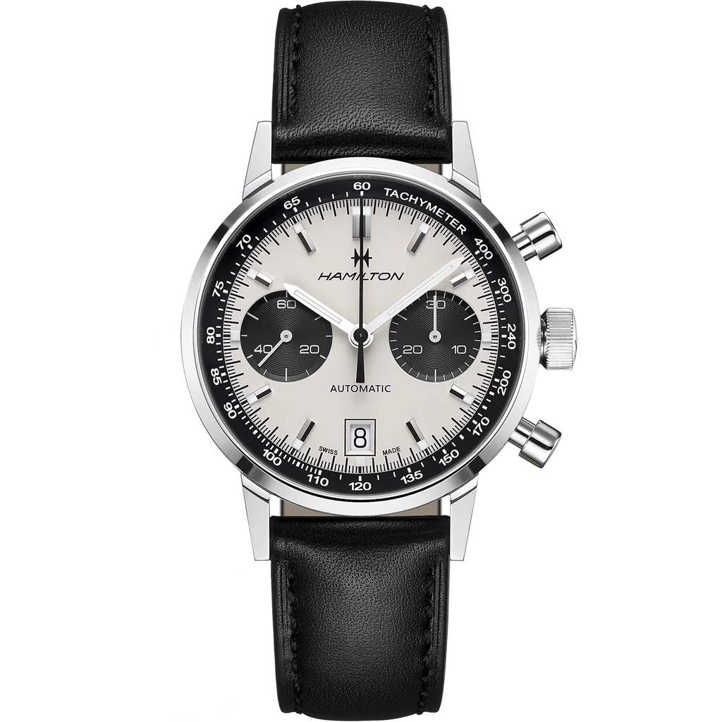 Hamilton American Classic Intramatic Auto Chronograph Men's Black Watch H38416711