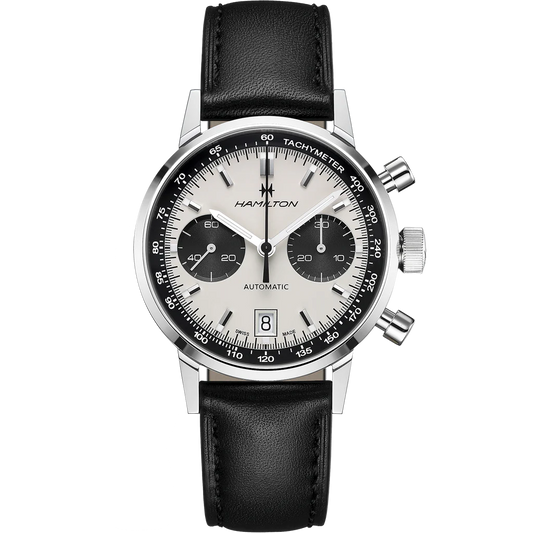 Hamilton American Classic Intramatic Auto Chronograph Men's Black Watch H38416711