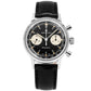 Ανδρικό μαύρο ρολόι Hamilton American Classic Intramatic Chronograph Mechanical H38429730 