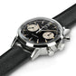 Ανδρικό μαύρο ρολόι Hamilton American Classic Intramatic Chronograph Mechanical H38429730 