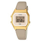 Γυναικείο χρυσό ρολόι Casio Vintage LA680WEGL-5EF 