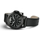 Ανδρικό μαύρο ρολόι Hamilton Khaki Field King Auto H64465733 