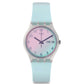 Γυναικείο λευκό ρολόι Swatch Ultraciel Core Collection GE713 