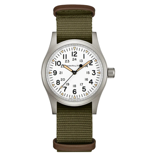 Hamilton Khaki Field Mechanical Men's Green Watch H69439411