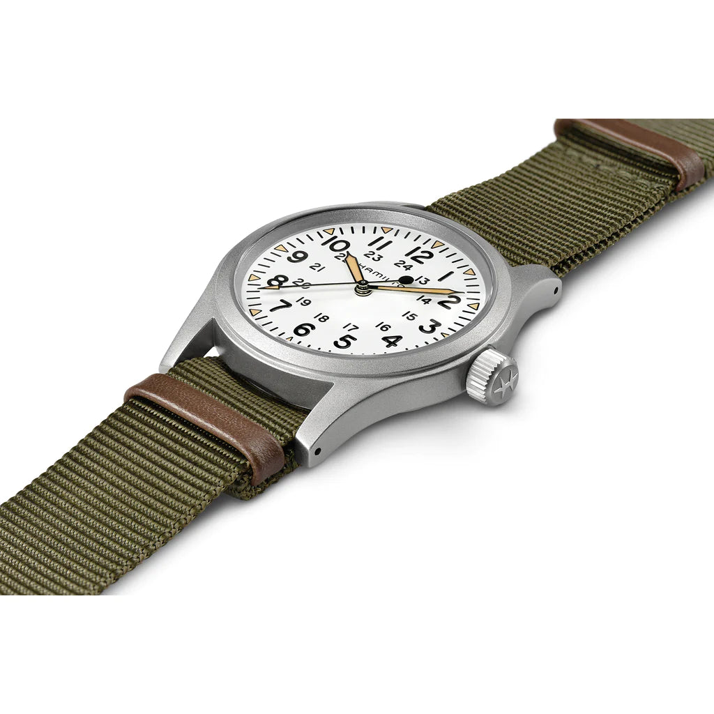 Hamilton Khaki Field Mechanical Men's Green Watch H69439411