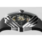 Ανδρικό μαύρο ρολόι Hamilton Ventura XXL Skeleton Auto H24625330 