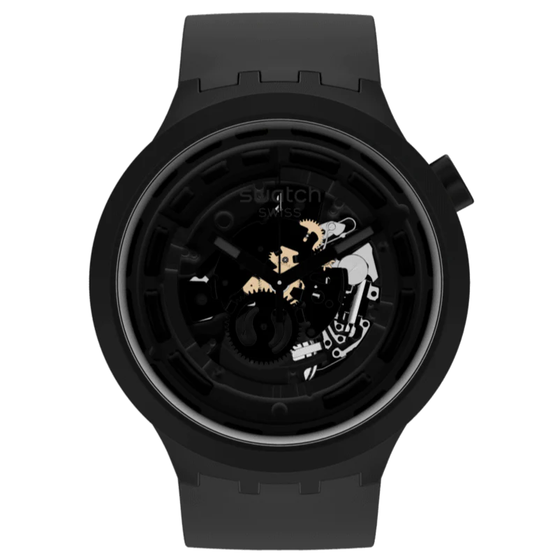 Swatch C-Black Core Collection Big Bold Men's Black Watch SB03B100