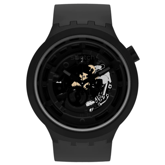 Swatch C-Black Core Collection Big Bold Men's Black Watch SB03B100