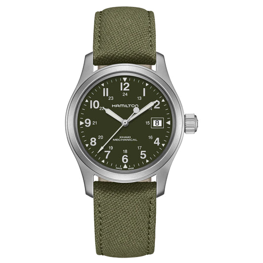 Hamilton Khaki Field Mechanical Men's Green Watch H69439363