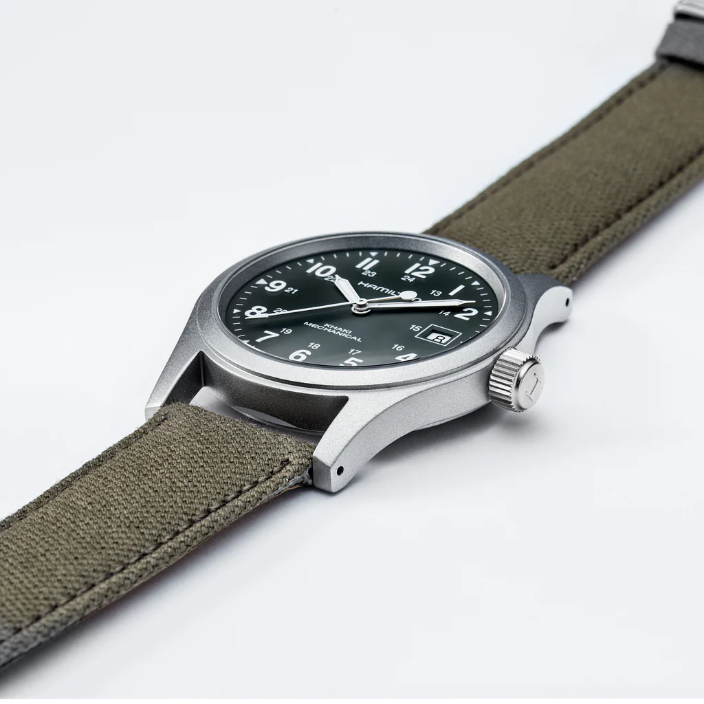 Hamilton Khaki Field Mechanical Men's Green Watch H69439363