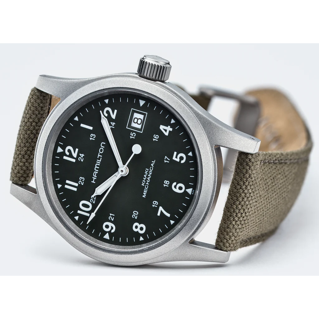 Hamilton Khaki Field Mechanical Men's Green Watch H69439363