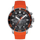 Ανδρικό μαύρο ρολόι Tissot Seastar 1000 Chronograph T120.417.17.051.01 