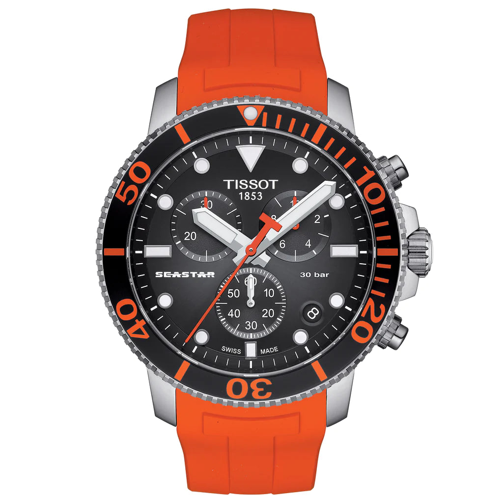 Tissot Seastar 1000 Chronograph Men's Black Watch T120.417.17.051.01