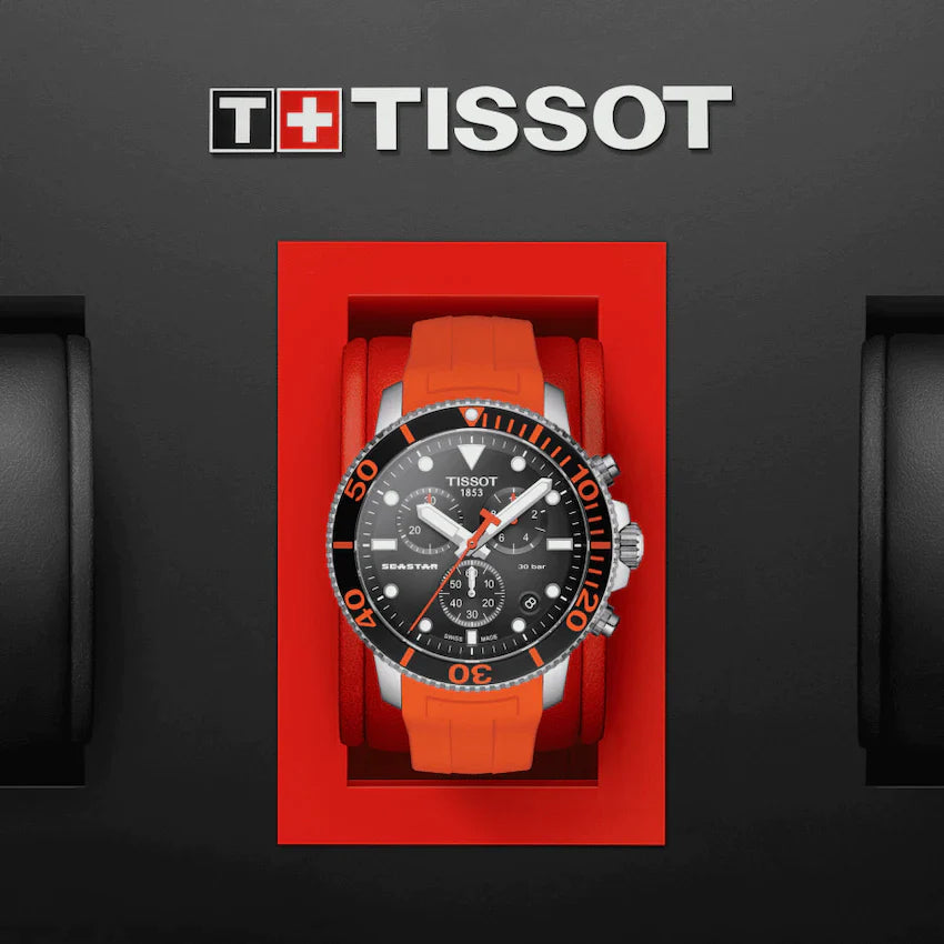 Tissot Seastar 1000 Chronograph Men's Black Watch T120.417.17.051.01