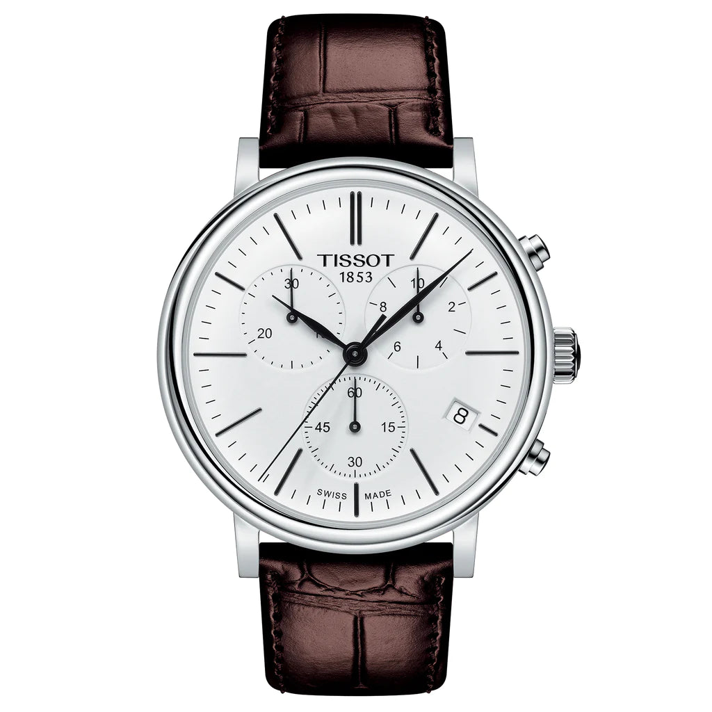 Tissot Carson Premium Chronograph Men's White Watch T122.417.16.011.00